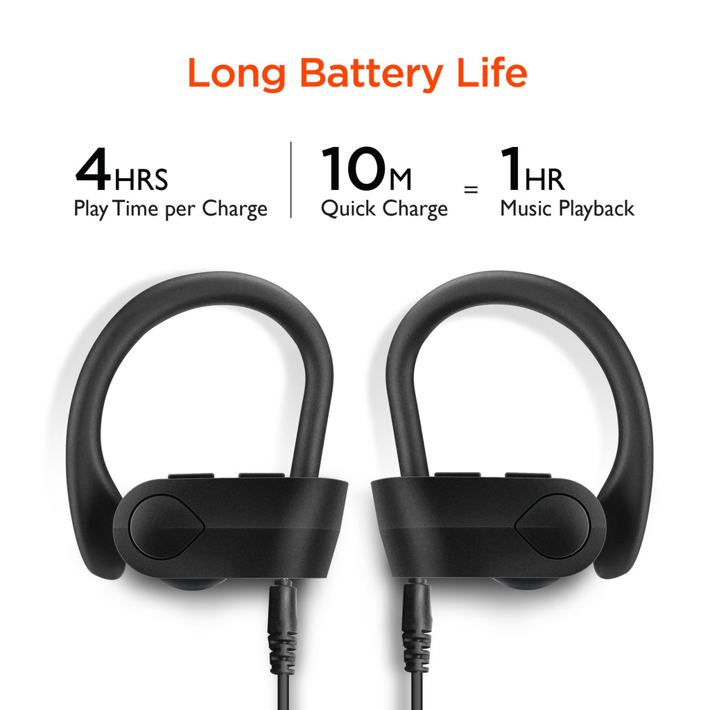 ARX Fit X2 — True Wireless Sport Earbuds | Bluetooth 5.0 | Quick Pair | 4H Playtime | Ear Hooks