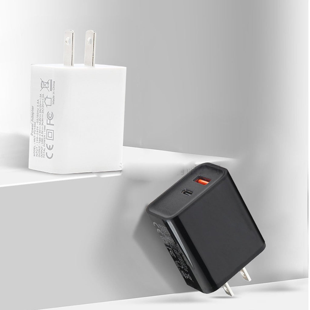 ARX Charge Duo — Dual Port USB-C & USB-A Wall Charger | 3A Fast Charge | 2-Pack