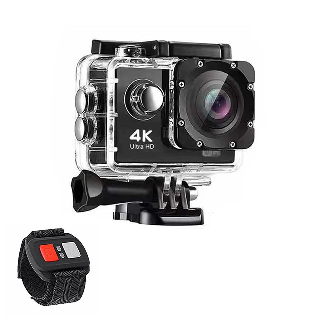 ARX Cam 4K — Ultra HD 4K Action Camera | Waterproof 100ft | WiFi | EIS | RF Remote | 3 Colors