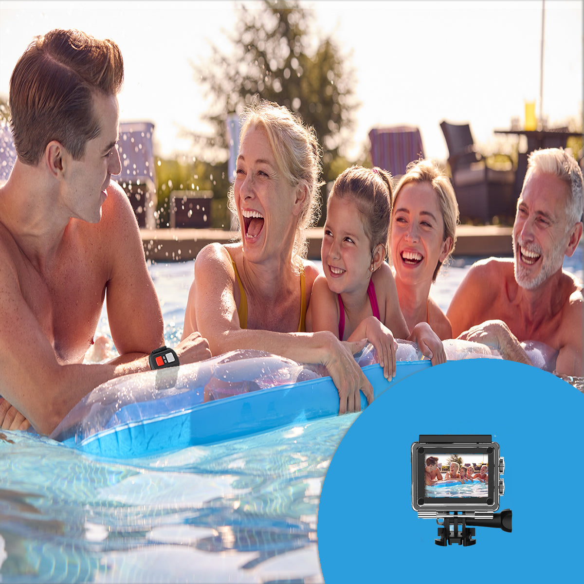 ARX Cam 4K — Ultra HD 4K Action Camera | Waterproof 100ft | WiFi | EIS | RF Remote | 3 Colors