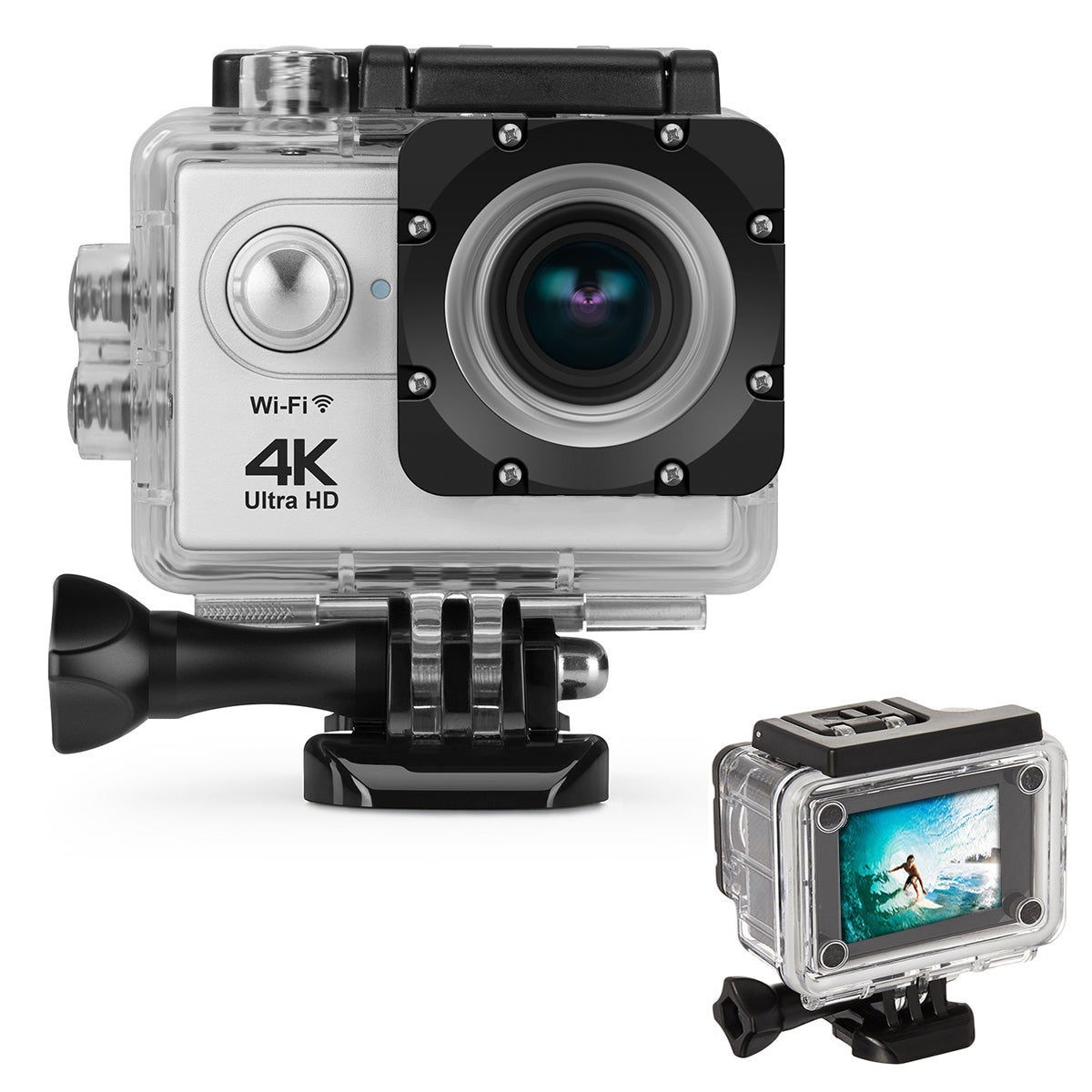 ARX Cam 4K — Ultra HD 4K Action Camera | Waterproof 100ft | WiFi | EIS | RF Remote | 3 Colors