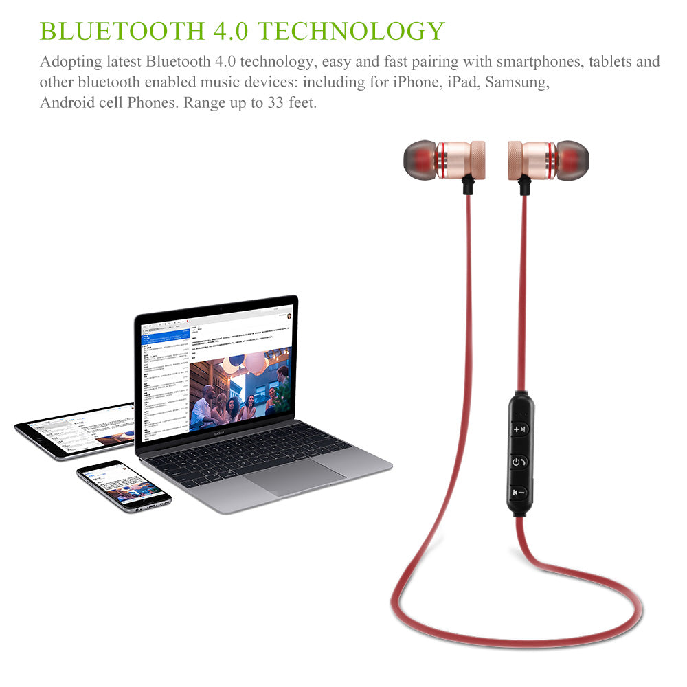 ARX Fit E1 — Wireless Bluetooth Sports Earphones | CVC 6.0 Noise Cancellation | Magnetic | 3H