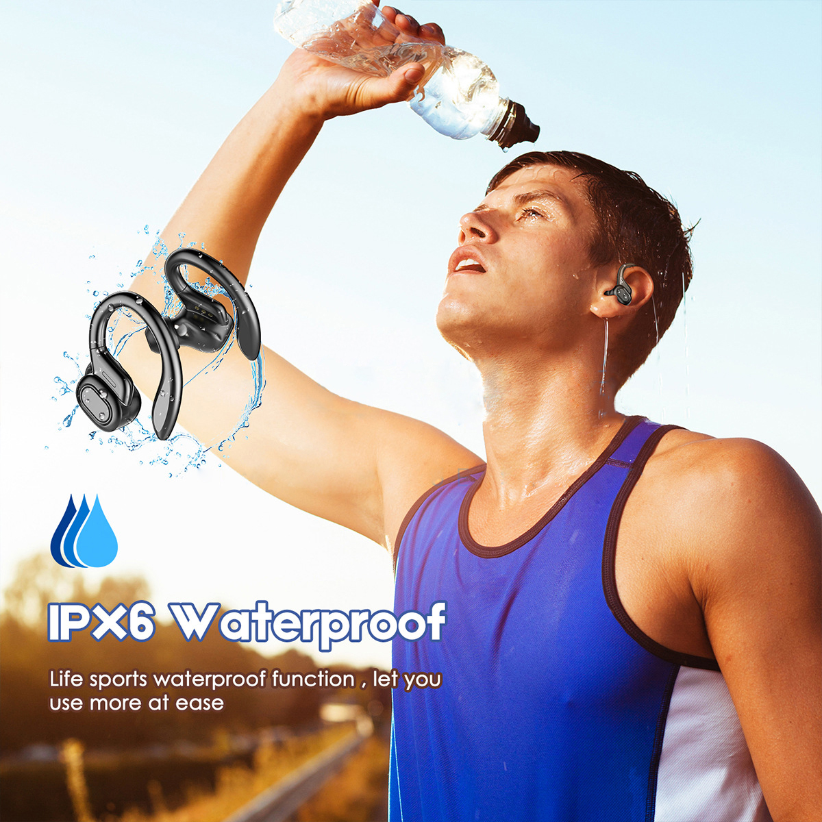 ARX Pods Sport — TWS Bluetooth 5.0 Earbuds | LED Display | Noise Cancelling