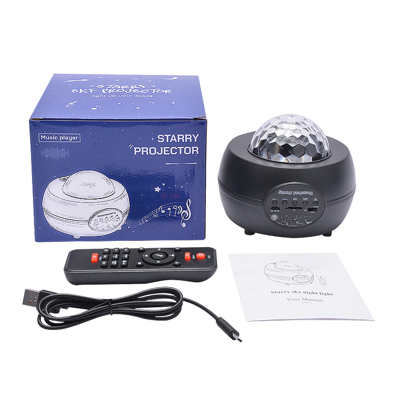 ARX Glow S1 — LED Starry Sky Projector & Bluetooth Speaker | 15 Water Patterns | Laser | Remote
