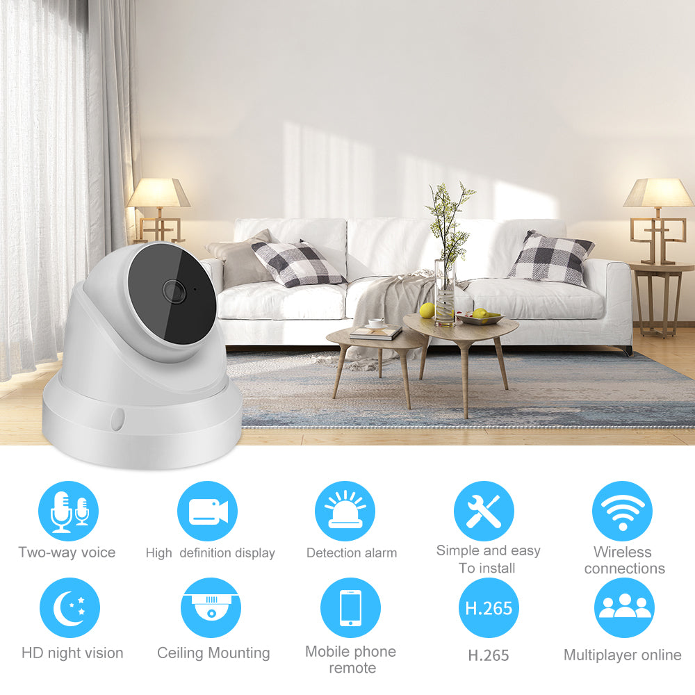 ARX Watch C19 — WiFi Home Security Camera | 1080P | Night Vision | Two-Way Audio