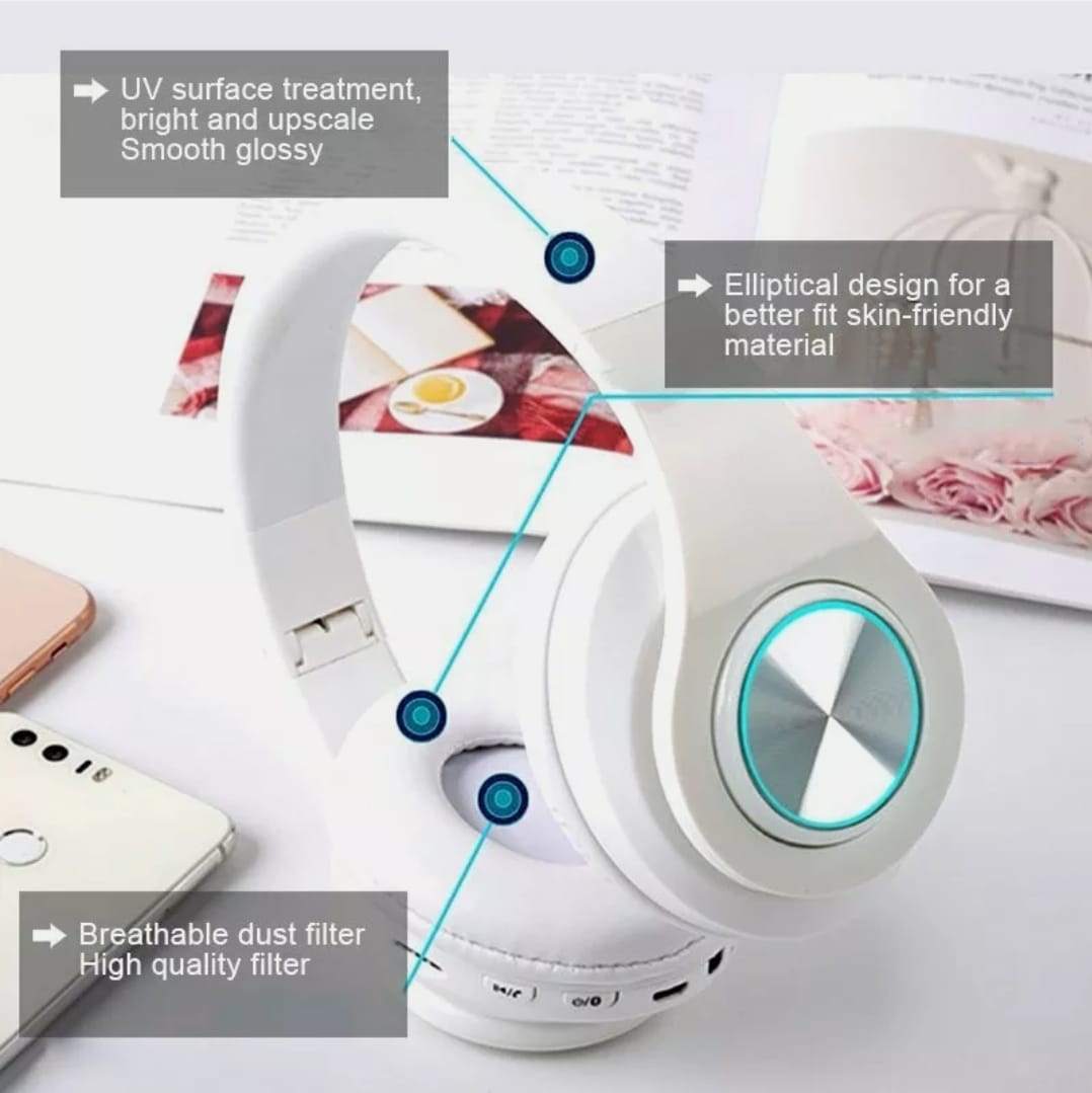ARX Sound Z10 — HIFI Bluetooth 5.0 Headphones | LED Breathing Light | TF Card | 10H Battery