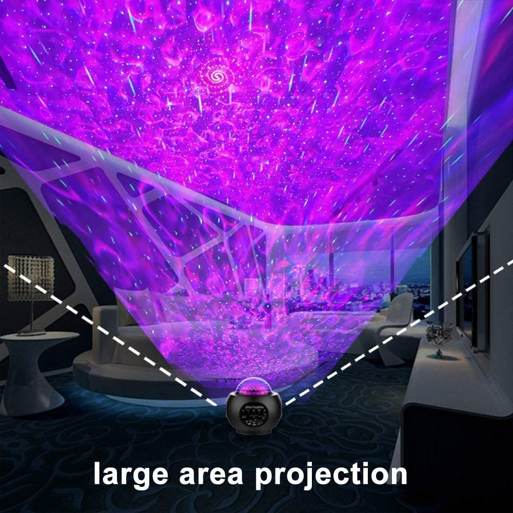 ARX Glow S1 — LED Starry Sky Projector & Bluetooth Speaker | 15 Water Patterns | Laser | Remote