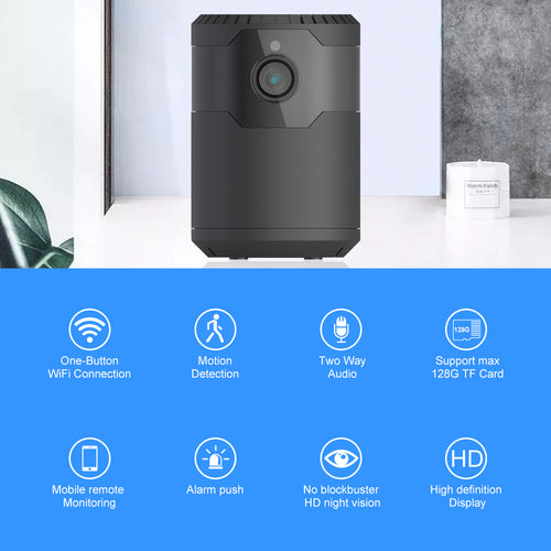 ARX Cam Mini — 1080P Wireless WiFi Security Camera | Night Vision 10m | Motion Detection | Cloud