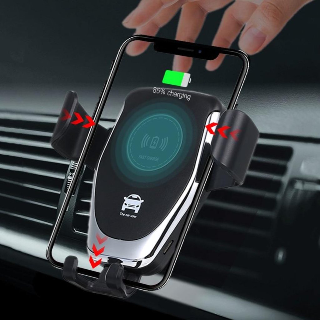 ARX Charge Mount — 10W Wireless Car Charger & Phone Holder | Qi Fast Charge | GPS Mount