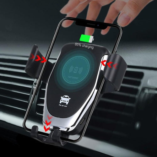 ARX Charge Mount — 10W Wireless Car Charger & Phone Holder | Qi Fast Charge | GPS Mount