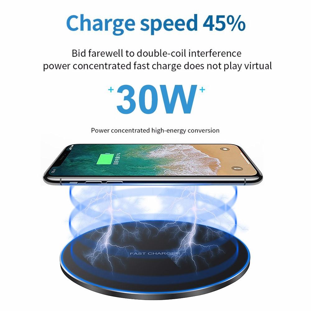 ARX Charge W9 — 30W Ultra-Thin Wireless Charging Pad | USB-C | iPhone 15 & Android
