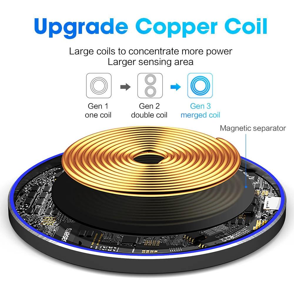ARX Charge W9 — 30W Ultra-Thin Wireless Charging Pad | USB-C | iPhone 15 & Android