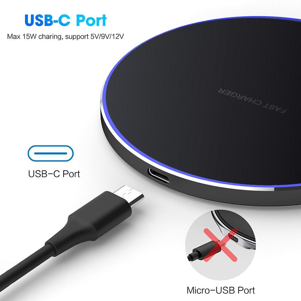 ARX Charge W9 — 30W Ultra-Thin Wireless Charging Pad | USB-C | iPhone 15 & Android